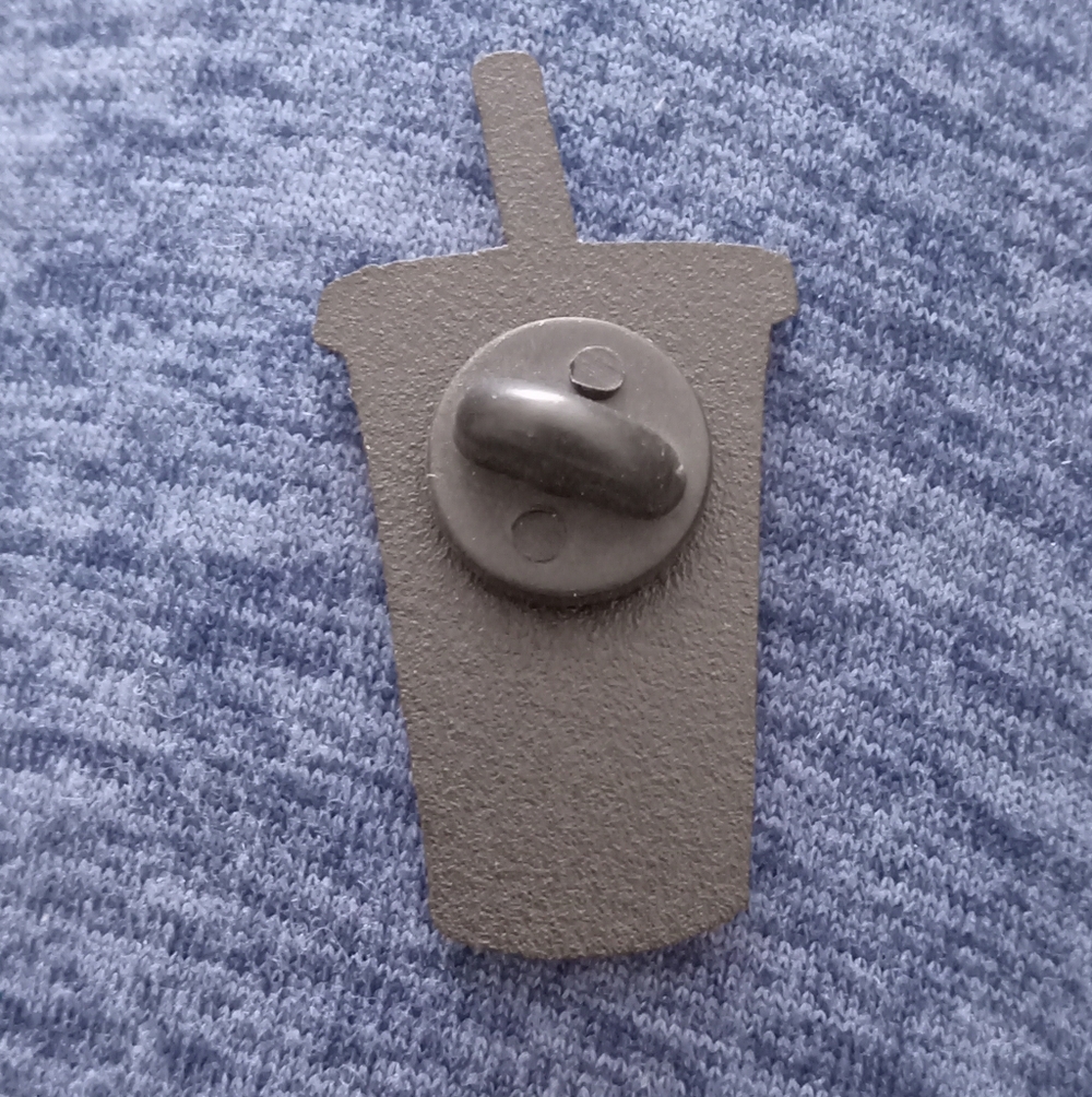Coffee and Books Enamel Pin - Picture 2 of 3